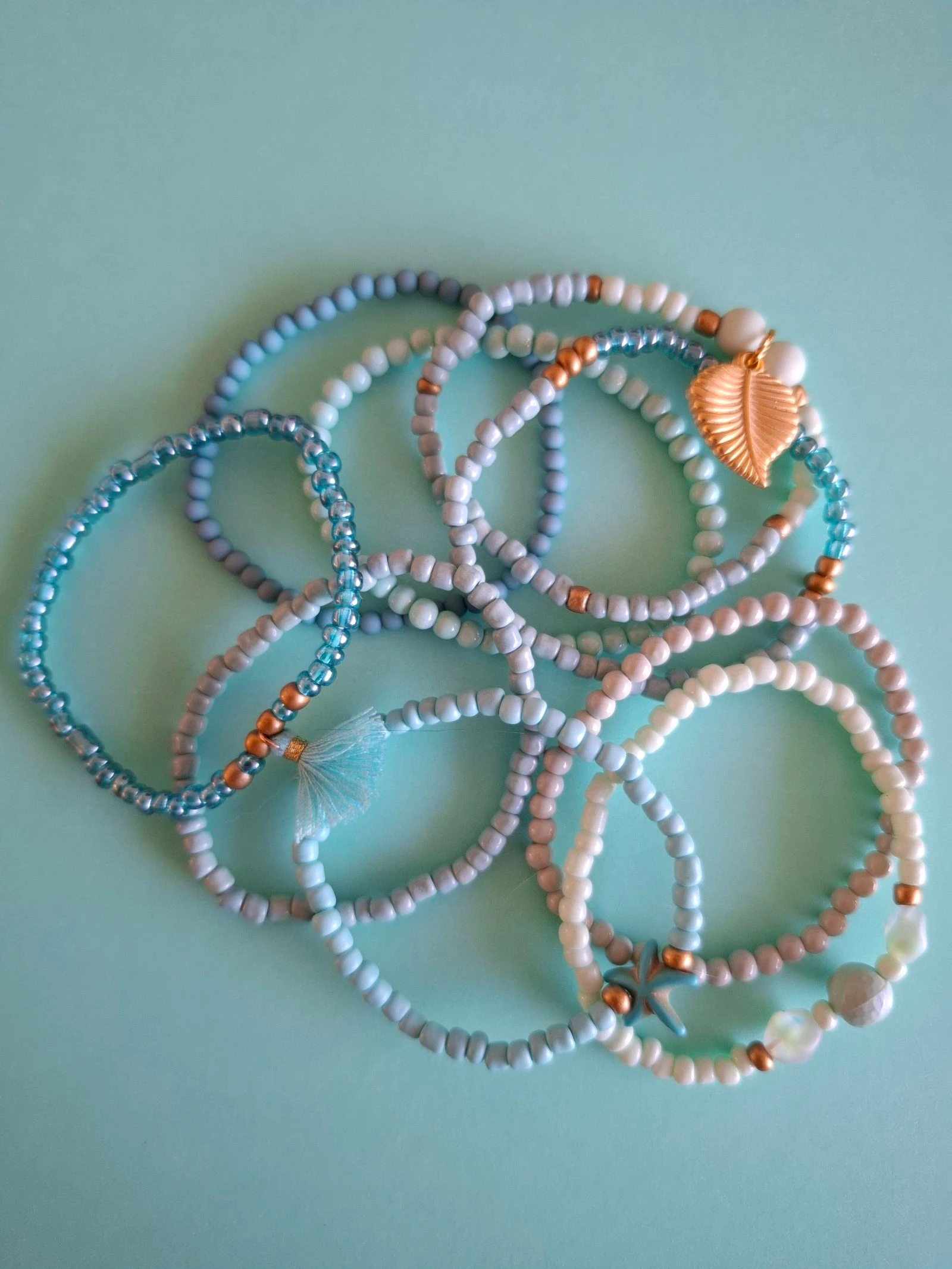 Conjunto de pulseiras azul – photo 2